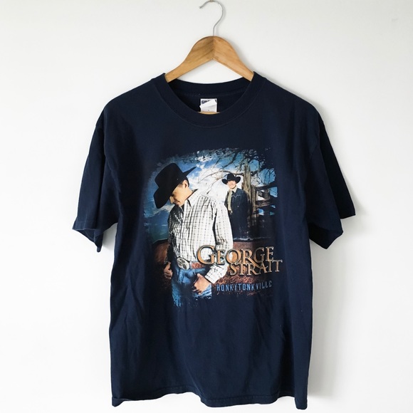 Vintage Official George Strait 2003 Tour T-Shirt - Picture 2 of 6